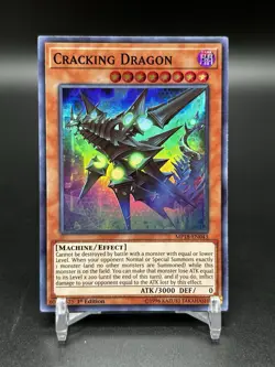 YuGiOh! - Cracking Dragon - COTD-EN014 - Super Rare 25th Anniversary- NM/M - NEW - Image 1