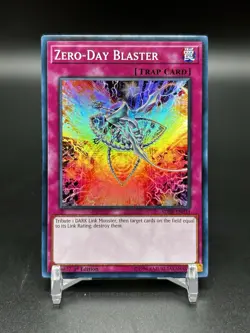 Yugioh - Zero-Day Blaster SDRR-EN033 1st Edition Super Rare 25th Anniversary - Image 1