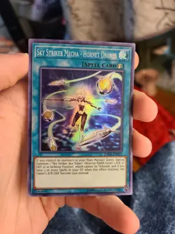 Yugioh Sky Striker Mecha - Hornet Drones DASA-EN033 Super Rare - Image 1