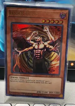 Yugioh Collector's LESSER FIEND SEALED LART-EN008 SEALED +BONUS - Image 1