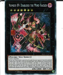 Yugioh Brothers Of Legend Number 89: Diablosis The Mind Hacker Secret Rare - Image 1
