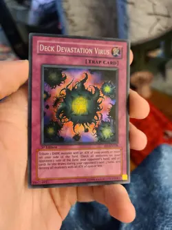Yugioh Deck Devastation Virus FET-EN058 1st SUper Rare - Image 1