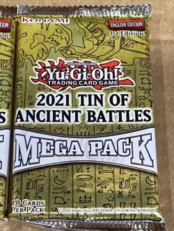 YuGiOh 2021 Mega Pack (Tin of Ancient Battles) 3-Pack 1st Edition Cards New - Image 2