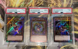 Yugioh Dark Magician Girl Artwork Collection Secret Rare 1st Edition PSA 7-9 - Image 1