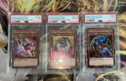 Yugioh Dark Magician Girl Artwork Collection Secret Rare 1st Edition PSA 7-9 - Image 2