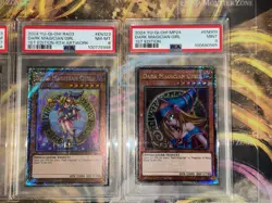 Yugioh Dark Magician Girl Artwork Collection Secret Rare 1st Edition PSA 7-9 - Image 4