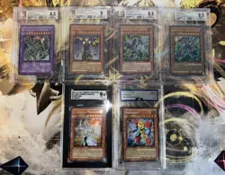 Yugioh Oldschool Secret/Ultimate Rare 1st Edition Set PSA BGS 8.5-10 - Image 1