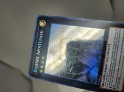 YuGiOh Bujinki Amaterasu PRIO-EN052 1st Edition Ghost Rare MP - Image 2