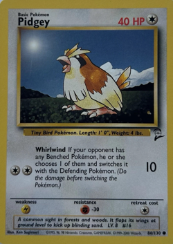 Pokemon TCG - Pidgey - Base Set 2 Unlimited - Common Card - 86/130 - Image 5