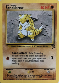Pokemon TCG - Sandshrew - Base Set 2 Unlimited - Common Card - 91/130 - Image 5