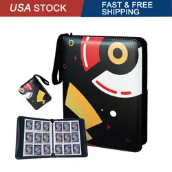 9 Pocket Trading Card Binder for Pokemon Card, Card Holder Book 900 Pockets - Image 1