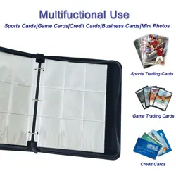9 Pocket Trading Card Binder for Pokemon Card, Card Holder Book 900 Pockets - Image 4