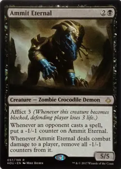 057/199 AMMIT ETERNAL RARE HOUR OF DEVASTATION MTG CARD - Image 1