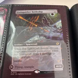 Mtg Edge of eternities Borderless extinguisher battleship - Image 1