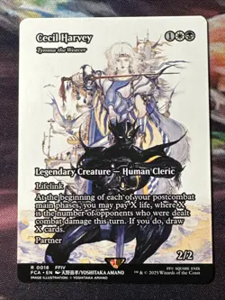 Cecil Harvey/Tymna the Weaver - Showcase - Final Fantasy #18 Rare, NM, MTG - Image 1