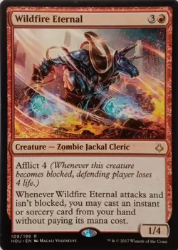 109/199 WILDFIRE ETERNAL RARE HOUR OF DEVASTATION MTG CARD - Image 1