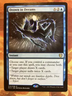 MTG 5 x Blue Rare Lot Commander: Innistrad: Midnight Hunt Near-Mint!! - Image 2