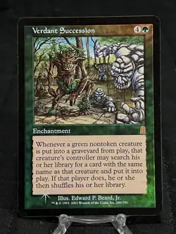 Magic the Gathering Verdant Succession FOIL Odyssey ~LP~ MTG - Image 1