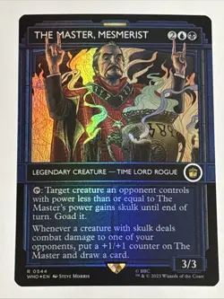 MTG Doctor Who The Master, Mesmerist Showcase Foil 0544 NM Rare - Image 1
