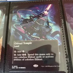 Mtg Edge of eternities Borderless alternate Stella sites eldrazi temple - Image 1