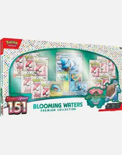 Pokemon Scarlet & Violet 151 Blooming Waters Premium Collection Box Sealed - Image 1