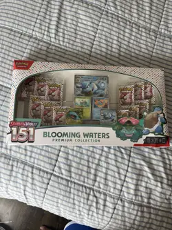 Pokemon Scarlet & Violet 151 Blooming Waters Premium Collection Box Sealed - Image 1