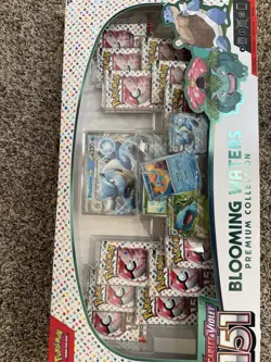 Pokemon Scarlet & Violet 151 Blooming Waters Premium Collection Box Sealed - Image 1