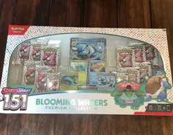 Pokemon Scarlet & Violet 151 Blooming Waters Premium Collection Box Sealed - Image 1