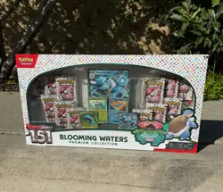 Pokemon Scarlet & Violet 151 Blooming Waters Premium Collection Box Sealed - Image 1