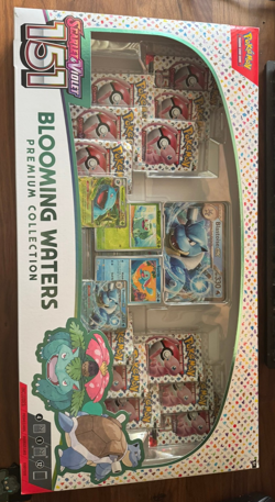 Pokemon Scarlet & Violet 151 Blooming Waters Premium Collection Box Sealed 196214123519 - Image 1