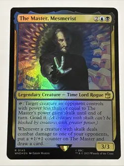MTG Universes Beyond: Doctor Who The Master, Mesmerist Foil 0145 NM Rare - Image 1