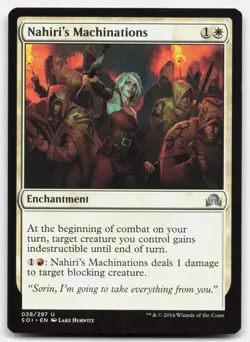 MTG Nahiri's Machinations U Shadows over Innistrad 28 LP - Image 1