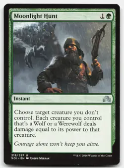 MTG Moonlight Hunt U Shadows over Innistrad 219 LP - Image 1