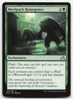 MTG Howlpack Resurgence U Shadows over Innistrad 211 LP - Image 1