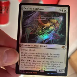 Mtg Edge of eternities foil exalted sunborn - Image 1