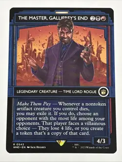 MTG Doctor Who The Master, Gallifrey's End Showcase 0543 NM Rare - Image 1