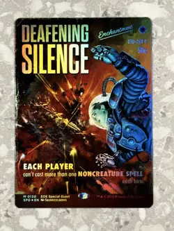 Deafening Silence (Showcase) 120 FOIL MTG Special Guests SPG NM X1 - Image 1