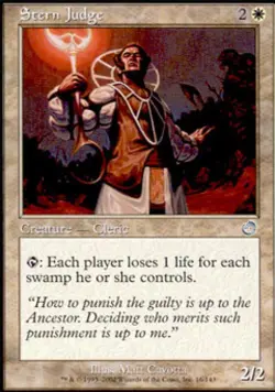 Stern Judge -Foil Medium Play MTG Torment - Image 1