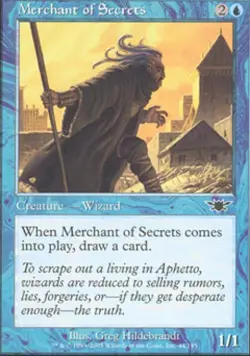 Merchant of Secrets -Foil Medium Play MTG Legions - Image 1