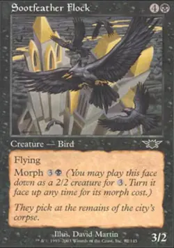 Sootfeather Flock -Foil Medium Play MTG Legions - Image 1