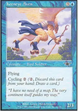 Keeneye Aven -Foil Medium Play MTG Legions - Image 1