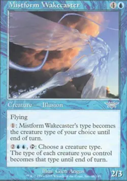 Mistform Wakecaster -Foil Medium Play MTG Legions - Image 1
