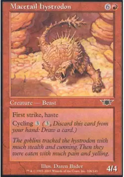 Macetail Hystrodon -Foil Medium Play MTG Legions - Image 1