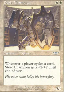 Stoic Champion -Foil Medium Play MTG Legions - Image 1