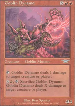 Goblin Dynamo -Foil Medium Play MTG Legions - Image 1