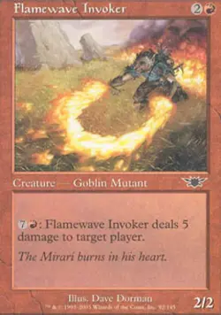 Flamewave Invoker -Foil Medium Play MTG Legions - Image 1