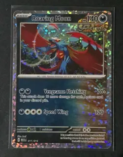 Pokemon - Roaring Moon - 2025 McDonalds - 011/015 - Confetti Holo - Happy Meal - Image 1