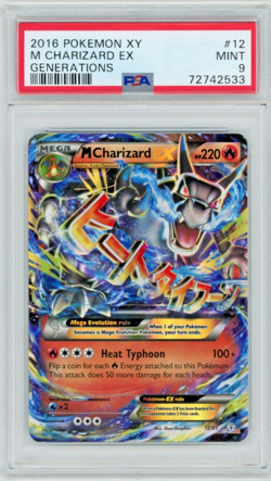 2016 Pokemon XY Generations Mega Charizard EX #12 PSA 9 - Image 1