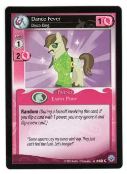 2013 MLP My Little Pony Premier CCG - Dance Fever #40 - Hasbro TCG Card - Image 3