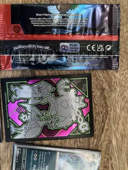 6 Pokemon , Ancient, Future & Mimikyu Trick Or Treat Halloween Cards & Packs Lot - Image 3
